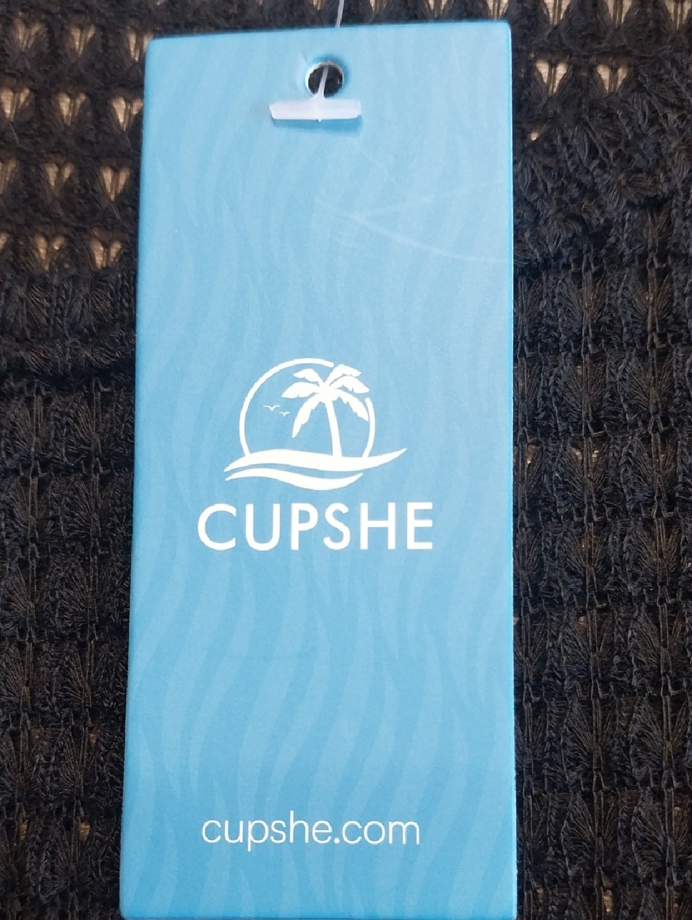 Cupshe NWT Women's Sleeveless Twisted Hem Mini Beach Cover-Up Size Large Black - Picture 8 of 14
